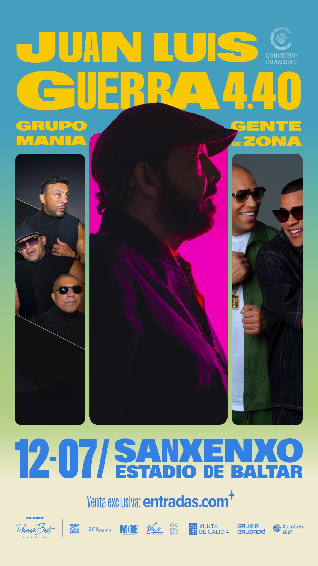 Precio de entradas Juan Luis Guerra Sanxenxo: Zonas, precios y donde comprar
